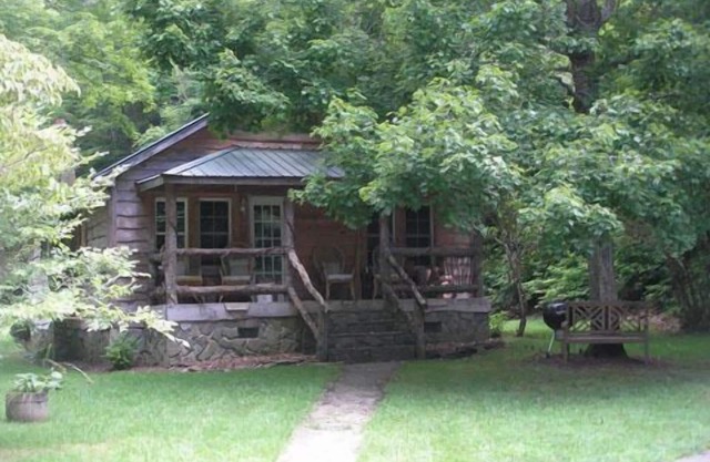 Cabin-dessus de l'accès Nantahala Gorge, Nantahala & Queens lac