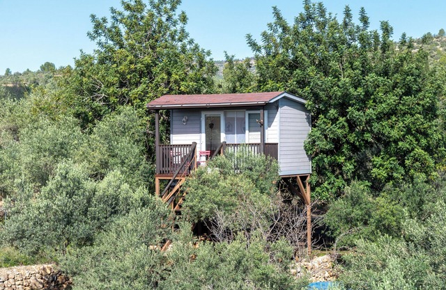 Cabine 'Casa Arbol' avec vue sur la mer, piscine partagée et Wi-Fi