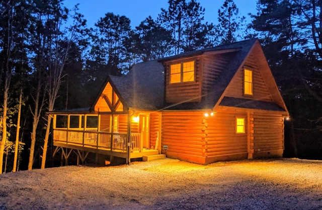 Vie de la cabane au sud d'Asheville