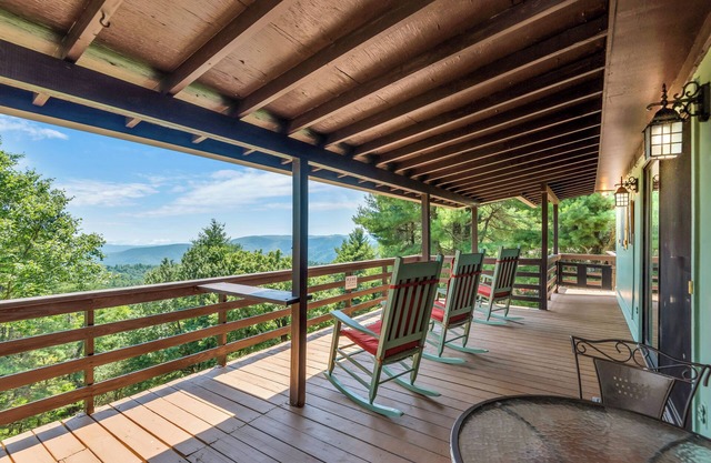 cabin off the Blue Ridge Parkway in Jefferson NC
