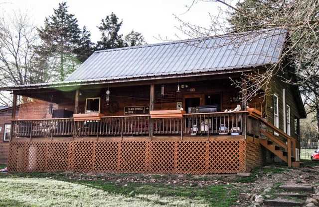 Belle cabane "Collier" sur le ruisseau Collier. Aller nager ou tremper. Caddo Gap