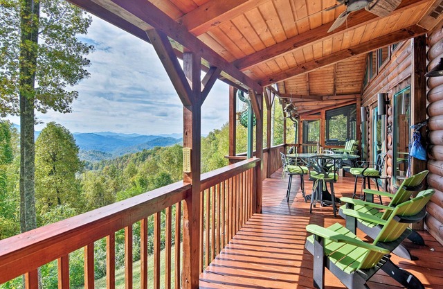 NOUVEAU! Cabine avec barbecue + jeux, promenade jusqu'à Blue Ridge Parkway