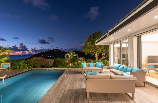 Le calme et le luxe sur les hauteurs de St Barthélémy