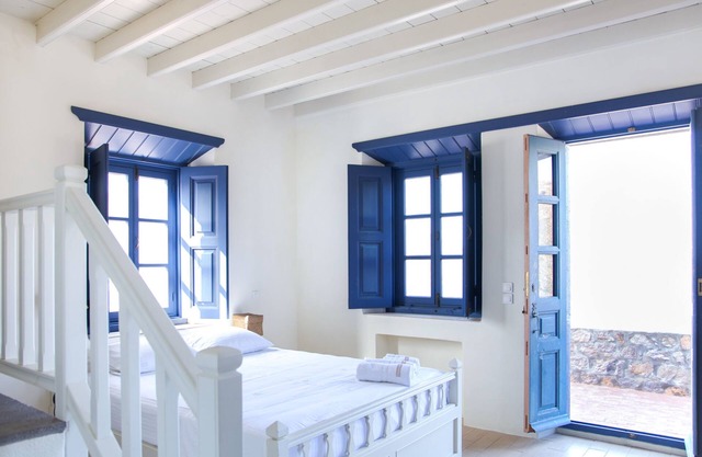 Villa calme et spirituelle Patmos, 4BR, 150m mer.