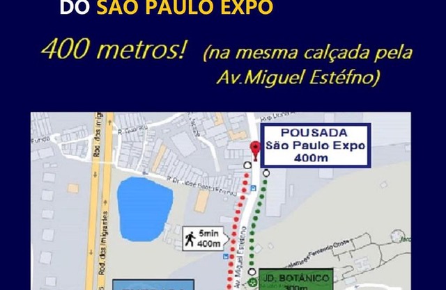 Cama & Café São Paulo Expo há 400metros