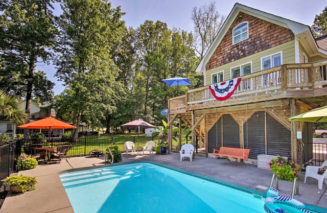 NOUVEAU! Camden Home sur le lac Wateree avec quai pour bateaux!