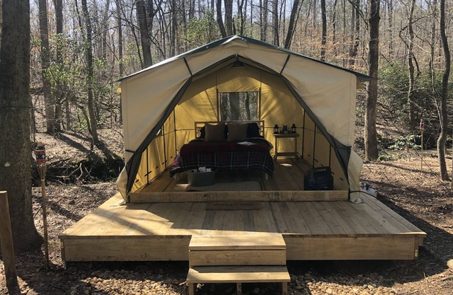 Camp Hidden Creek / Sleep Where the Shine was Made!