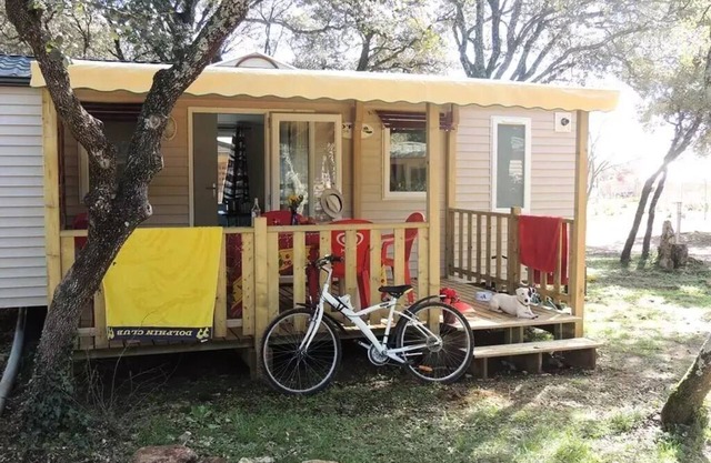 Mobil-home Confort + FAMILY 27m² (2 chambres) - terrasse couverte TV INCLUSE - Clim 4 personnes