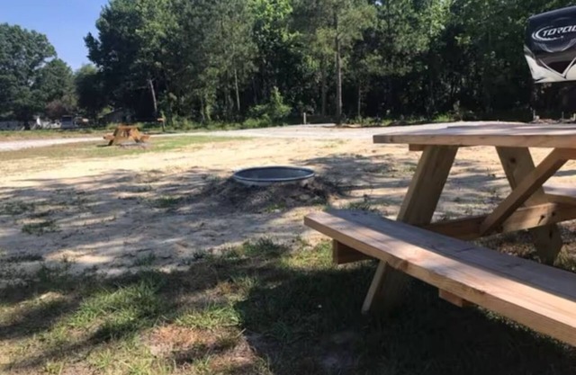Campsite in Greenville North Carolina