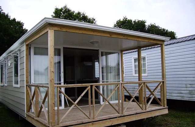 Mobil home Duo 31m² (2 chambres devant la riviere) 6 personnes