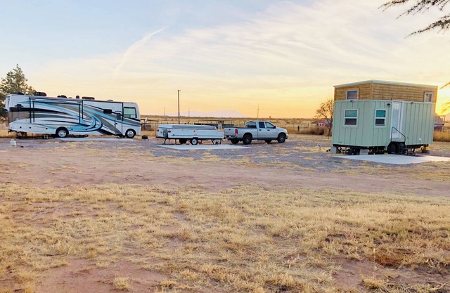 Campsite on Farm Near San Pedro River