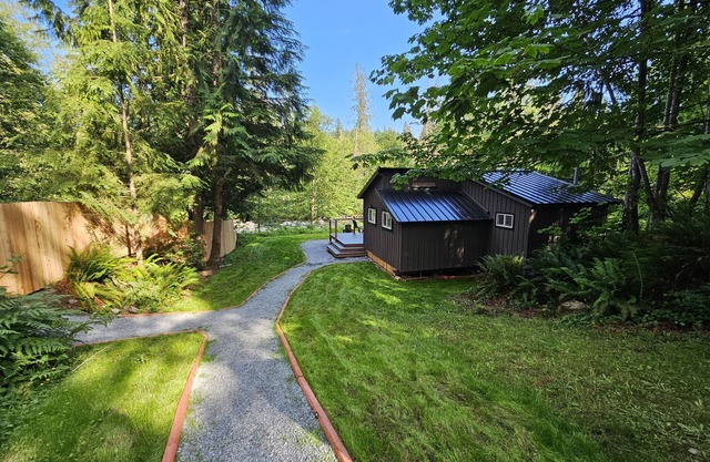 Canyon Falls Cabin. A cozy riverfront cabin located on Canyon Creek