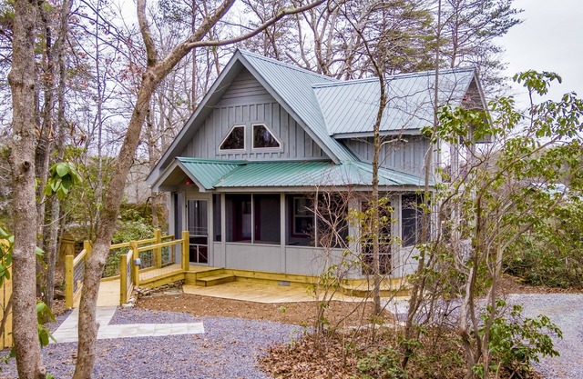 Woodland cottage sur domaine à Desoto Falls sur Lookout Mountain Mentone Alabama