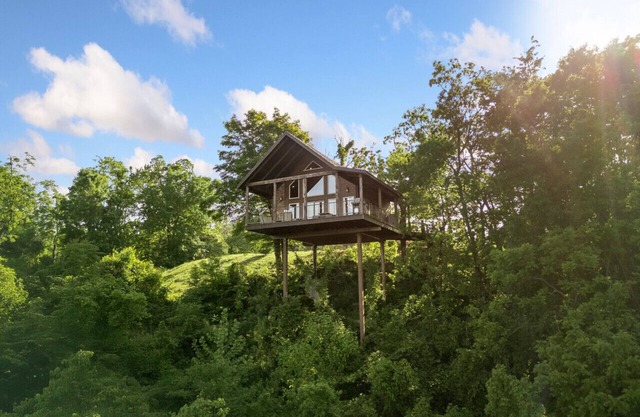 Canyon View - Cabane dans les arbres luxueuse offrant une vue imprenable sur le lever du soleil!