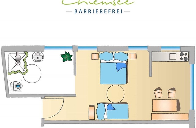 Care apartment Chiemsee-barrier-free - Chiemsee-barrier-free