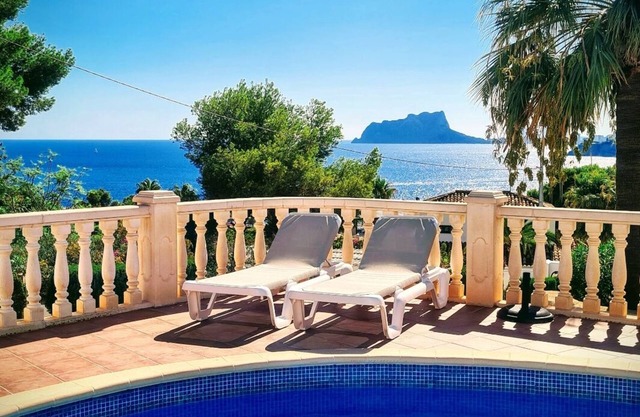 Casa Caspio. Panoramic Sea View Villa with Private Pool in El Portet, Moraira