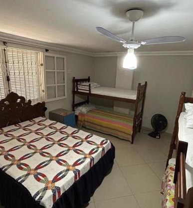 Casa Clorophila, quarto para até 7 hóspedes
