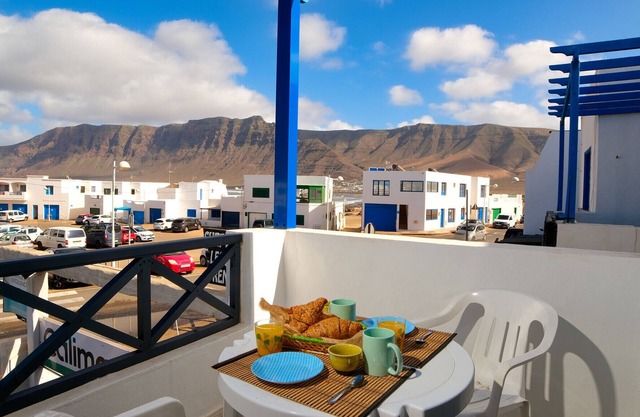 Casa Hespi-vue sur la plage de Famara