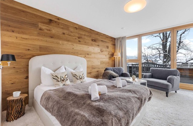 Appartement Casa Hirsch: central, vue sur la montagne, TV & Nespresso