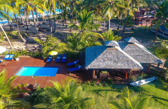 Casa Linda, front de mer de la plage de Taipus de Fora, Marau