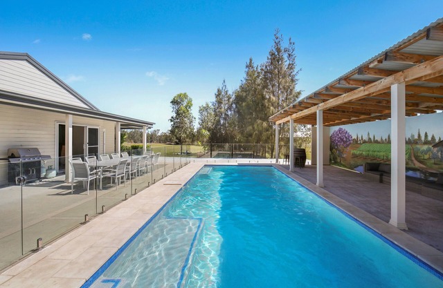 Casa Siena Hunter Valley 5 chambres king size toutes avec en-suites complètes.