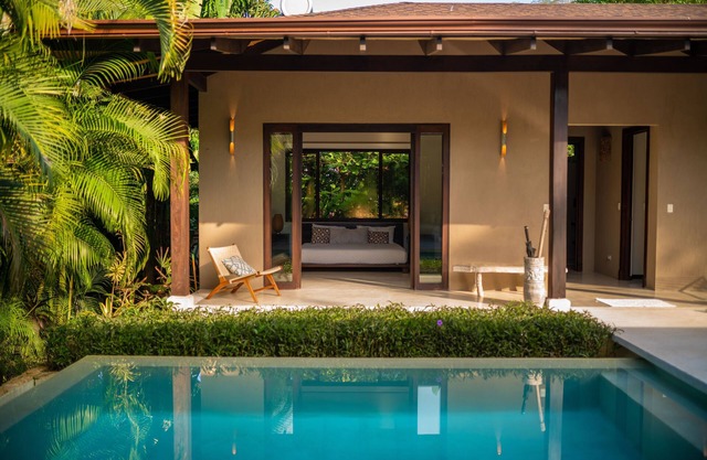 Casas de Agua. Villa Agua Viva. Sentier de randonnée naturel jusqu'à la plage.