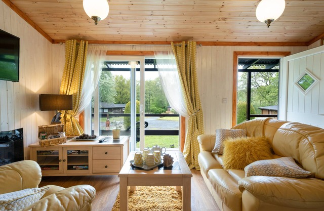 Catkin Lodge situé dans un magnifique parc de vacances de 24 acres dans les bois