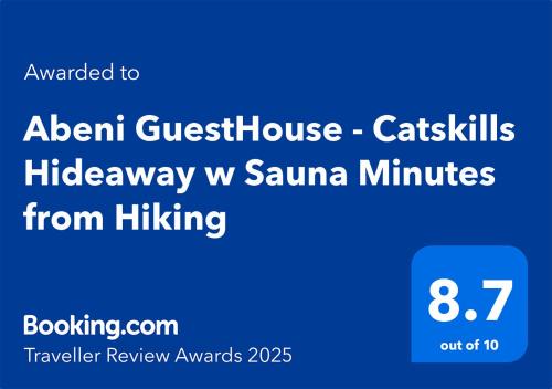 Catskills Hideaway Minutes from Hiking