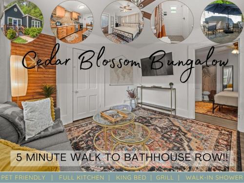 Cedar Blossom Bungalow is a cozy getaway with a 5 minute walk to downtown!