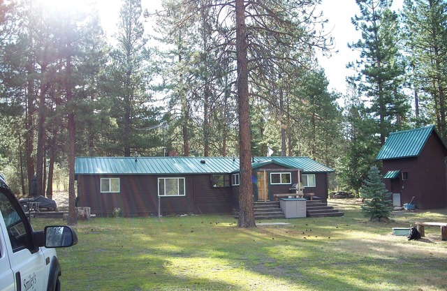 Cedar Cabin niché dans les pins