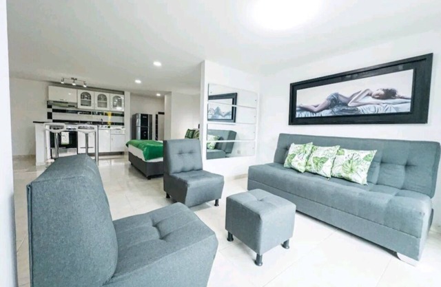 Central and modern studio apartment.