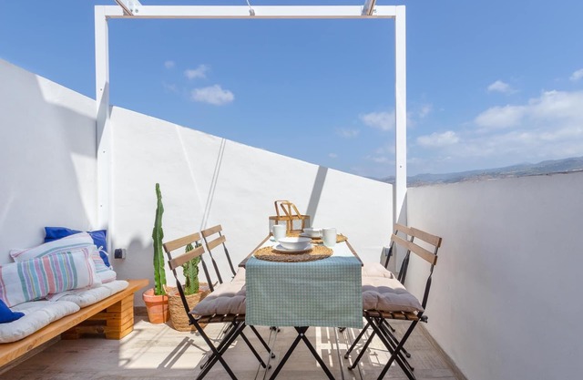 Appartement central avec terrasse et vue incroyable sur Malaga
