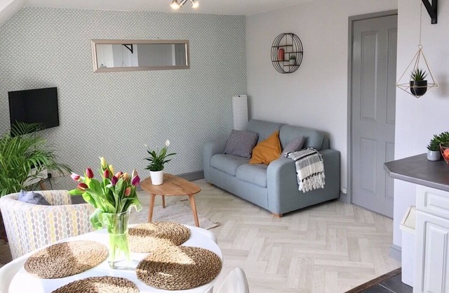 Central Woolacombe Appartement avec un décor élégant et un parking privé