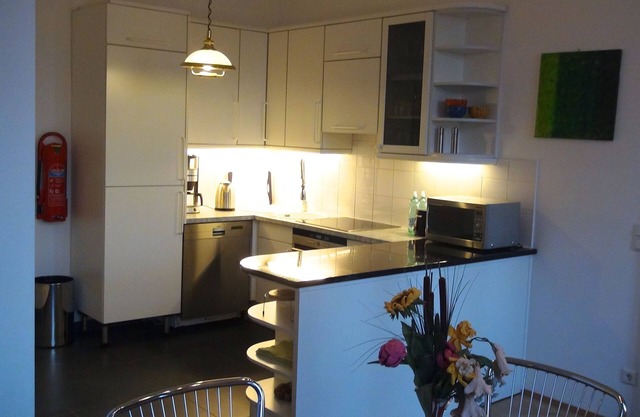 Appartement sécurisé très confortable situé au centre pour 2-4 personnes avec vue sur la rivière