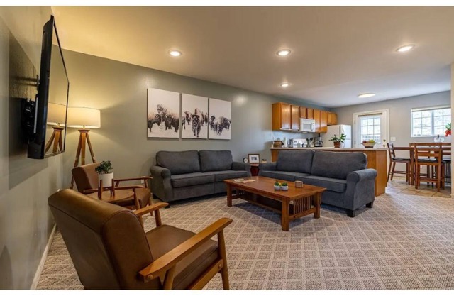 Centrally located, beautifully appointed home near the river.