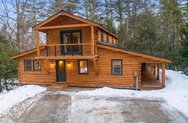 Centrally Located Custom Log House