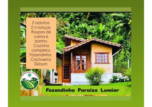 Chalé Paraíso Fazendinha Cachoeira Pet Friendly
