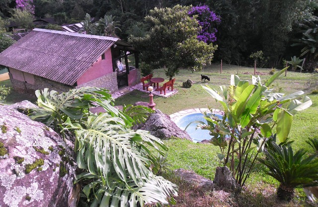 Chale sur le site de Kereruá avec piscine et barbecue exclusif