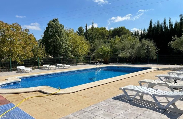 Chalet "Casa de Lozano y Rueda", avec vue sur les montagnes, piscine, jardin et Wi-Fi.
