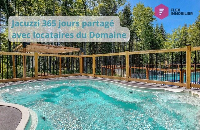 LAKAY / Spa, Piscine, Sauna, Billard, Sentier / 25 min de Québec