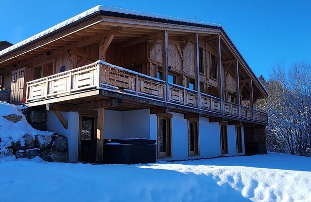 Chalet neuf Le Criou - Morillon, 12 pers, spa