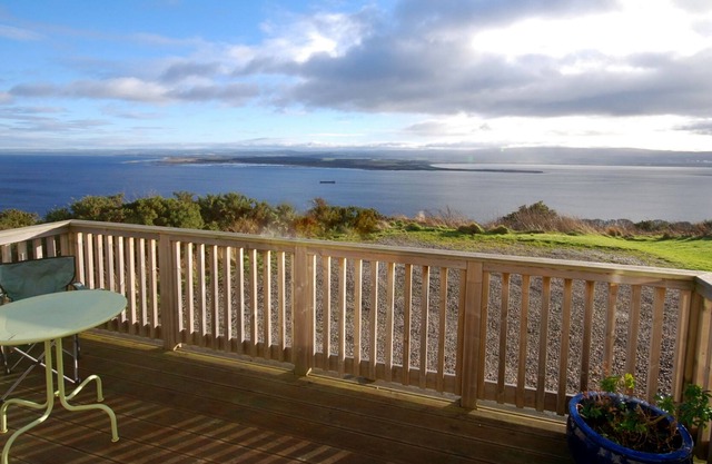 Cottage Chanonry sur l'île noire, la maison des dauphins de Moray Firth
