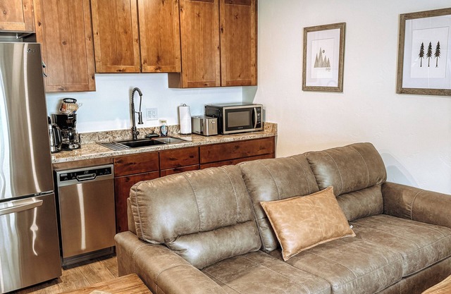 Charming 1-bedroom unit, steps from ski in/ski out access - Dog friendly!