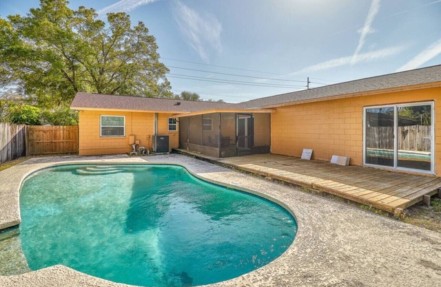 Charming 12-Guest Home with Pool & Fenced Backyard