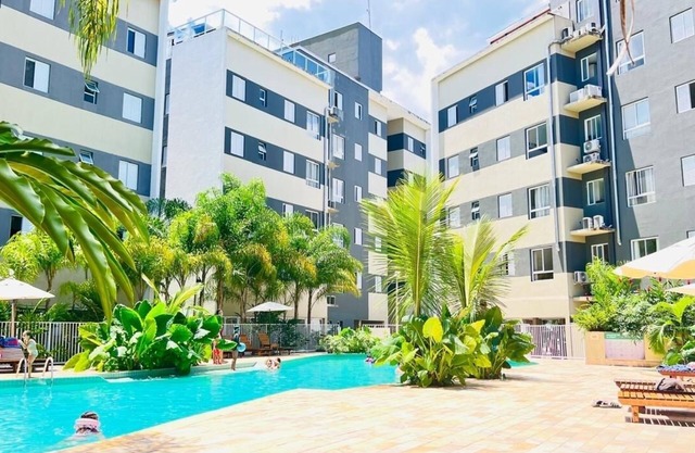 Charming apartment with swimming pools, 2 of which are heated, 5 minutes from Ubatuba beaches!