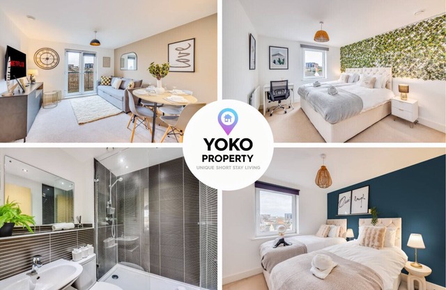 Charming Flat near the High Street with Balcony