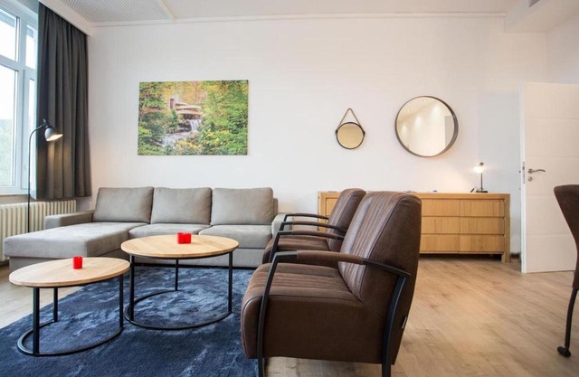 Charming apartment in Winterberg with balcony and sauna