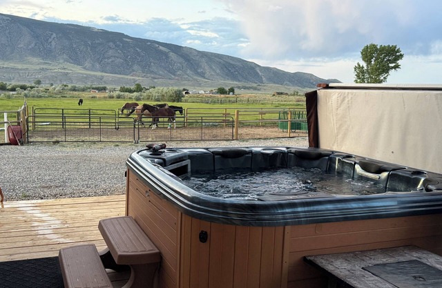 Charming Dog Friendly 2-bedroom house with WiFi, hot tub, and fenced for pets!