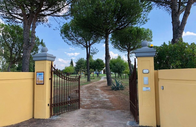 Ferme de charme dans un paysage toscan à distance de marche d'un village