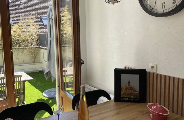 Charming gîte in the heart of the Alsatian vineyards, lovely terrace